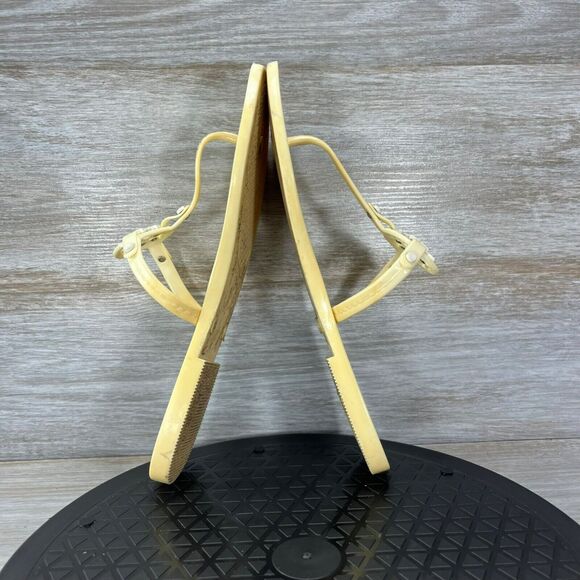 Tory Burch Woman’s Mini Miller Medallion Ivory Flip Flop Thong Sandals Size 9 - Picture 7 of 9